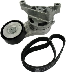 SKF VKMA 31022 Set Rola intinzator curea transmisie cu caneluri pentru AUDI SEAT SKODA VW - RESIGILAT