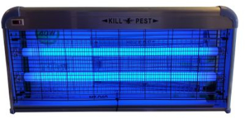 Aparat Profesional Klausstech Cu Lampi Uv Anti-insecte Putere Mare De 40 W Utilizare Pentru Interior/exterior Aliaj Din Aluminiu Argi 