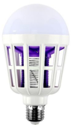Bec Led Electric Anti-insecte Cu Lampa Uv Klausstech Putere De 15 W Material Pp+pc Voltaj 180-265v Fasung Normal E27 Culoare Alb 