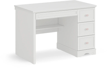 Birou mic de studiu pentru camera fetelor Colectia Rustic White 108x75x62 cm 