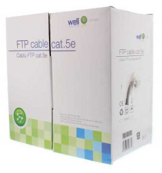 Cablu FTP CAT5e 8 fire din cupru 0.50mm Well 