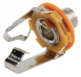 Conector 6.35 mm stereo jack mama montabil pe panou Valueline 