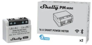 Contor de energie Shelly Plus PM mini GEN3 16A 