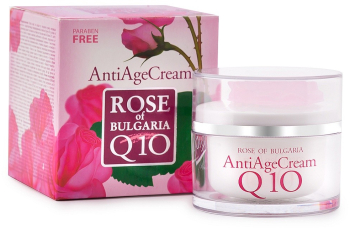 Crema anti-imbatranire cu Q10 Rose of Bulgaria 50 ml 