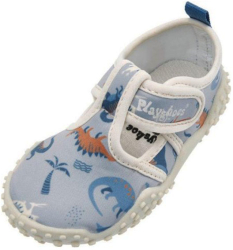 Incaltaminte apa pentru copii Playshoes Dino Allover anti-alunecare protectie UV50+ baieti gri 26-27 