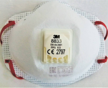 Masca de protectie 8833 FFP3 3M cu valva 