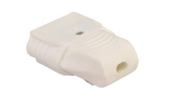 Mufa mama euro iesire dreapta 2.5A 250V alb Well 