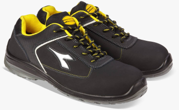 Pantofi de protectie din piele DIADORA BLITZ S3 SRC cu bombeu compozit Negru 40 