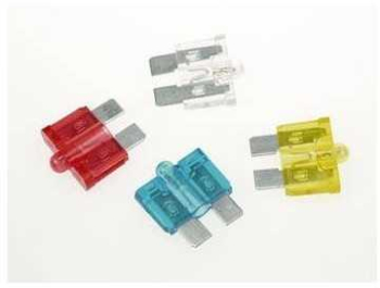 Siguranta cu indicator lumina 10A rosu AFU10L Velleman 19x13mm 