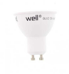 Spot cu led MR16 GU10 5W 230V lumina rece Well 
