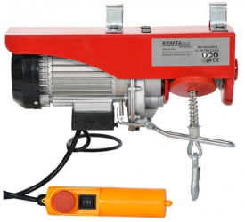 Troliu electric cu cablu Kraft&Dele ridicare 125/250 kg 550W KD1524 
