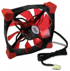 Ventilator Inter-tech cobanitrox xtended N-120-Red LED 120mm 12V 