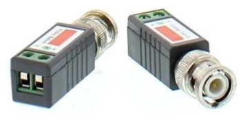 Video balun cu surub pentru cablu UTP/FTP Well 