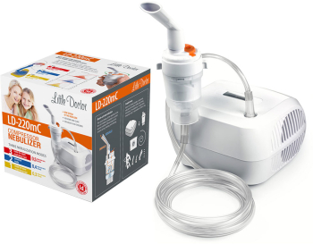 Aparat aerosoli Little Doctor LD-220mC nebulizator cu compresor design compact 3 moduri de nebulizare masca bebelusi copii si adulti 