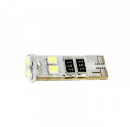 Bec LED T10 pozitie auto CAN-BUS SMD 12V 3W 54lm Carguard 1buc 