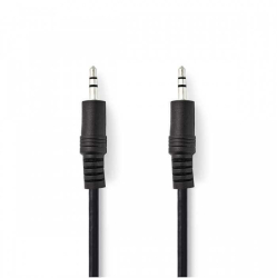 Cablu audio Stereo Jack 3.5 mm tata - 3.5 mm tata 2m Nedis 