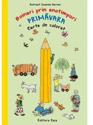 Carte de colorat - Hoinari prin anotimpuri. Primavara 