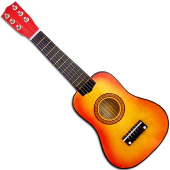 Chitara Klausstech Pentru Copii Clasica Din Lemn Lacuit 65 Cm Orange 