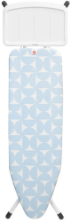 Masa de calcat Brabantia B 1005619 124x38 cm 7 pozitii reglabile Suport generator de abur Albastru deschis 