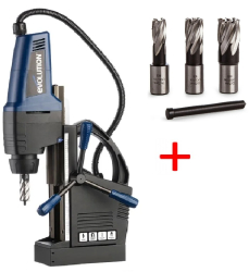 Masina de gaurit cu coloana cu stand magnetic EVOMAG42 Evolution 095-0004 1200 W O42 mm 