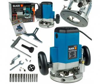 Masina frezat 3000W 6-8-12mm + 12 freze aparat freza electrica 35102