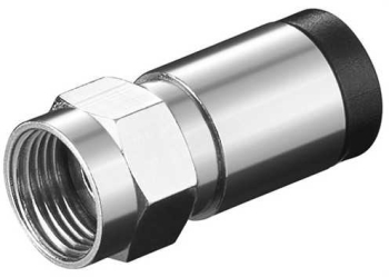 Mufa conector F tata cu compresie pentru cabluri cu diametrul exterior de 7mm Well 