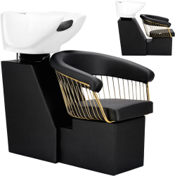 Scafa coafor Zoe pentru salonul de coafura si frizerie bol mobil ceramic armatura baterie casca 