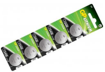 Baterie buton Litiu GP CR2430 3V 300mAh 24.5x3mm 1buc 