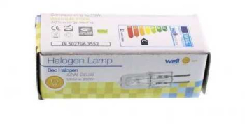 Bec halogen eco G6.35 52W 230V sticla clara Well 