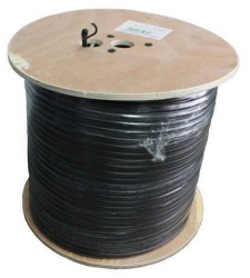 Cablu coaxial RG6 cu sufa 75R cupru ecranat cu folie Al +fire CUPRU 48x0.12mm Well 