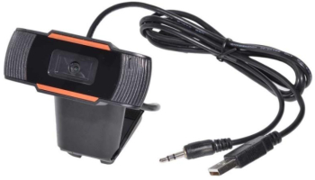 Camera WEB KlaussTech HD 720p USB si Jack 3.5 mm Microfon 5 lentile 640 x 480 30 fps Negru 