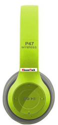 Casti . Profesionale Klausstech Bluetooth Tf Card Fm Stereo Mp3 Player Wireless Verde 