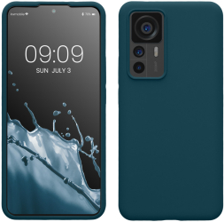 Husa kwmobile pentru Xiaomi 12T/12T Pro Silicon Albastru 60152.57 