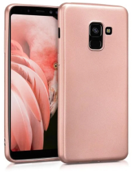 Husa Samsung Galaxy A8 2018 slim antisoc Rose-Gold 