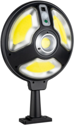 Lampa Solara KlaussTech cu Acumulator Telecomanda Panou solar 3000 mhA Negru 