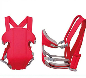 Port marsupiu multifunctional pentru bebelusi ergonomic rosu 