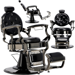 Scaun de frizerie hidraulic pentru salonul de frizerie barber shop Logan Barberking 