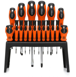 Set 18 surubelnite Kraft&Dele plate cruce torx 