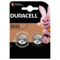 Set baterii 2x CR2032 DURACELL LITIU 3V 225mAh 20x3.2mm 