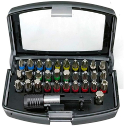 Set biti cu adaptor Kraft&Dele 25 mm 32 piese 