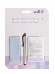 Set curatat cu lichid pentru iPod iPhone iPad Laptop Solutie Material textil Touch Pen Well 