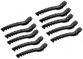 Set de cleme pentru par negre 10 bucati 