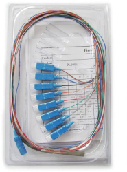 Spliter Optic Braun Group PLC 1x8 SC/PC 0.9mm 1.5m test report 