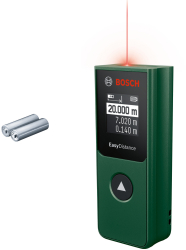 Telemetru Bosch EasyDistance 20 0603672AZ0 masurarea precisa cu laser a distantelor de pana la 20 m masurare lungimi suprafete si volume 