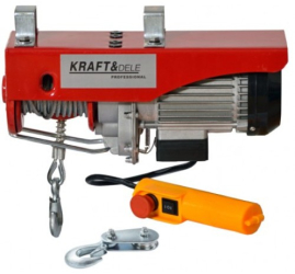 Troliu electric Kraft&Dele 1000 W 500 kg 