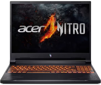 Laptop Gaming Acer Nitro V16 IPS 165Hz Intel Core i5 14450HX 16GB DDR5 512GB SSD GeForce RTX 4060 8GB No OS Obsidian Black