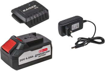 Set incarcator si acumulator Raider R20 4Ah 