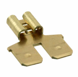 Adaptor terminal plat 6.3mm 0.8mm 1x mama 2x tata fara alama TE Connectivity 61765-1 