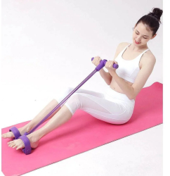 Banda elastica multifunctionala tonifiere brate /abdomen / piept / picioare Violet/Mov 