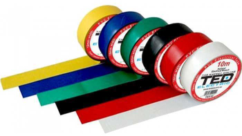 Banda electroizolatoare TED 19mm x 10metri gri 